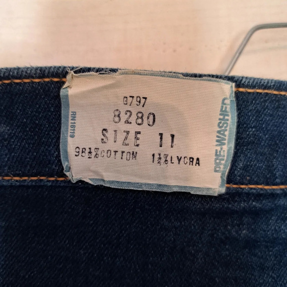 Body Lingo Vintage Womens Dark Wash Jeans Size 6 - Picture 9 of 9